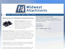 Tablet Screenshot of midwestattachments.com